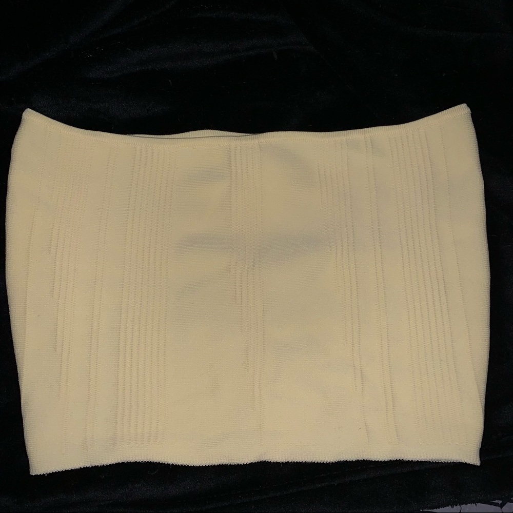 Yellow tube top